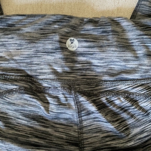 Iuga. Gray striped leggings. Worn a few times. - Picture 3 of 3